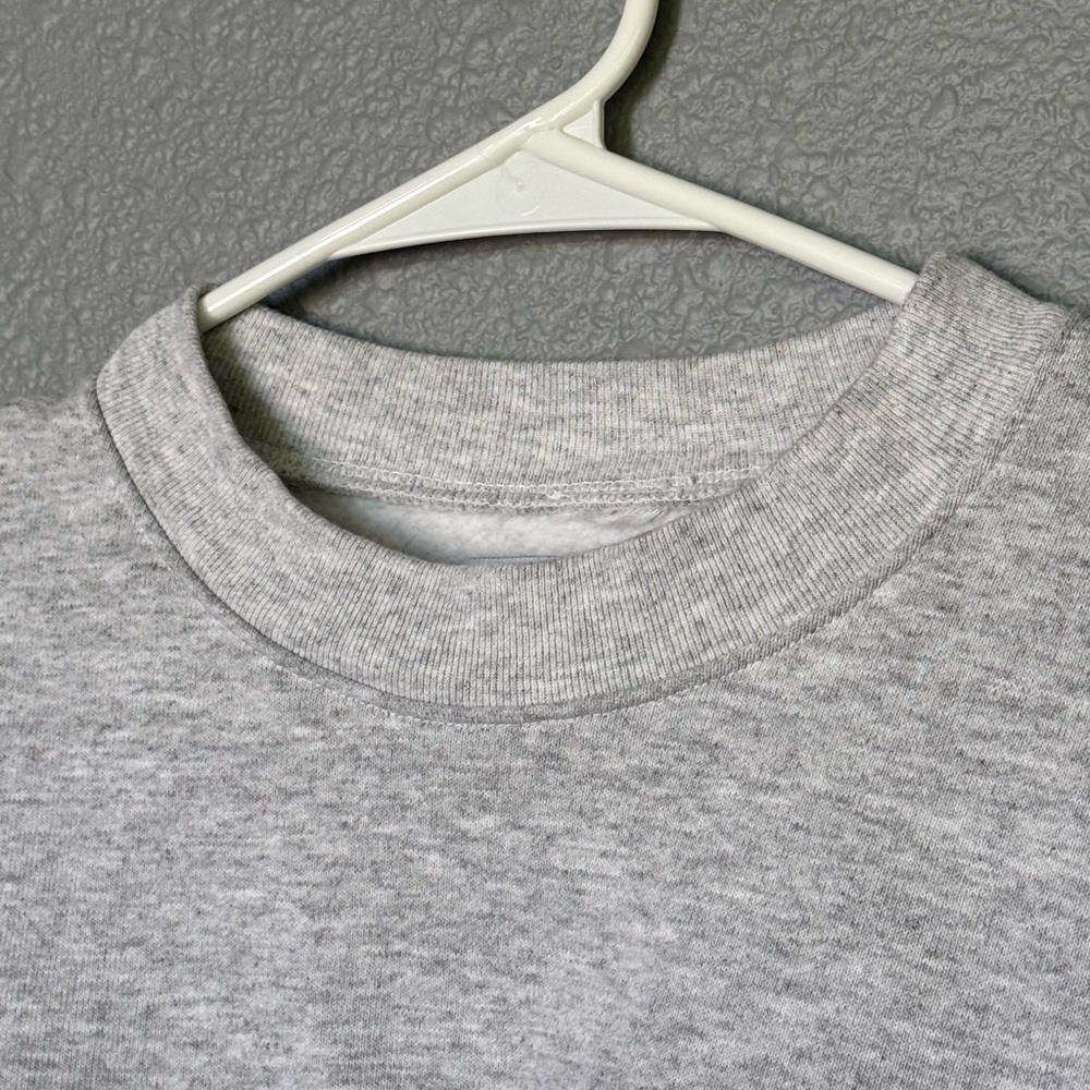 Gray “Rich Mom Brentwood” Tinx Sweatshirt with Teal and Green Text - Picture 7 of 8